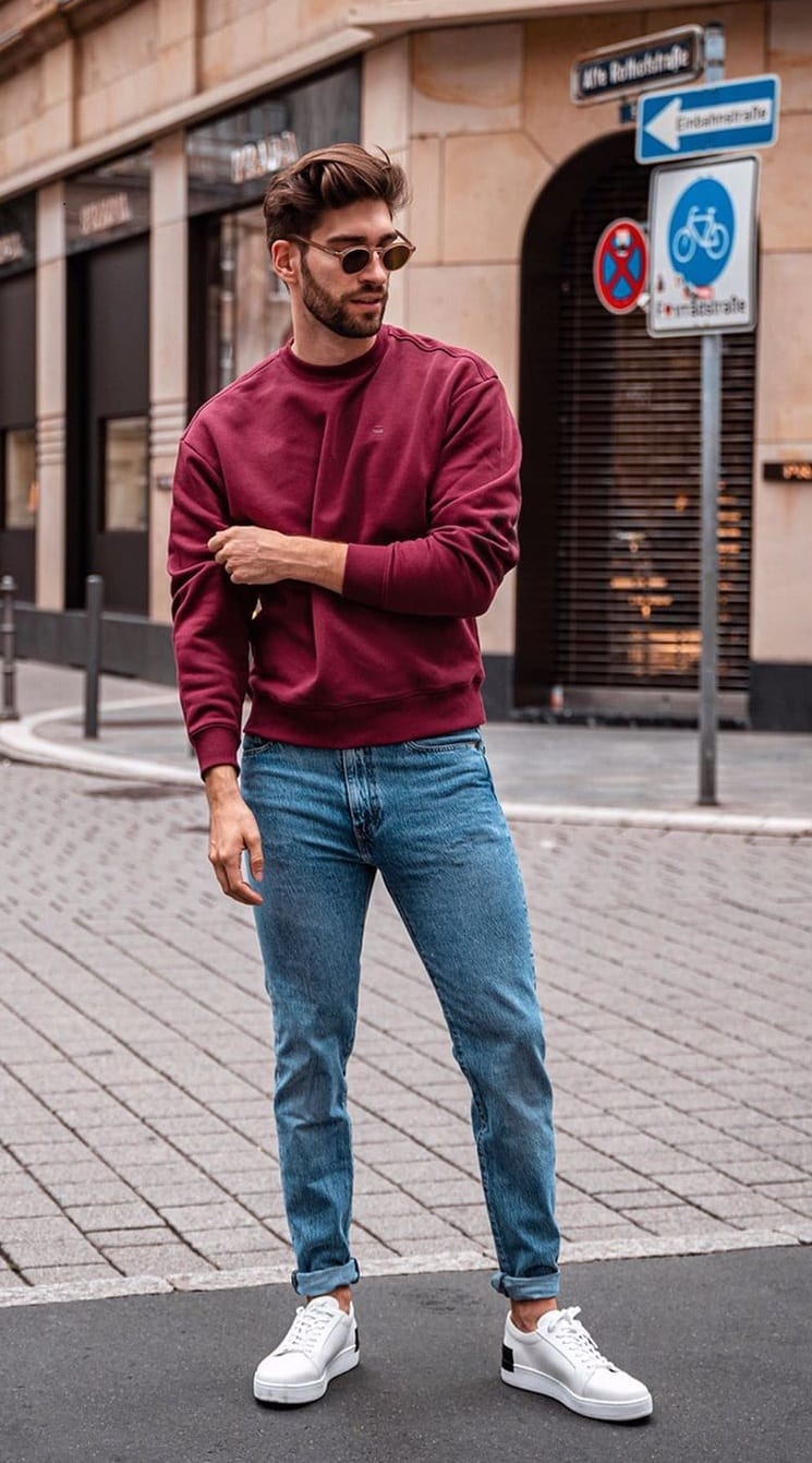 erkek basic sweatshirt