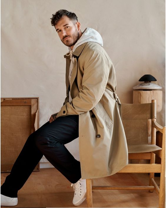 erkek oversize hoodie kombin